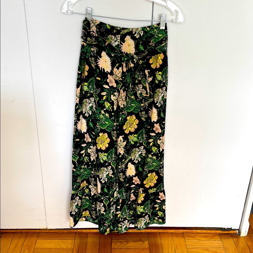 Club Monaco Truleen Ruffle Frill Hem Bottom Pants